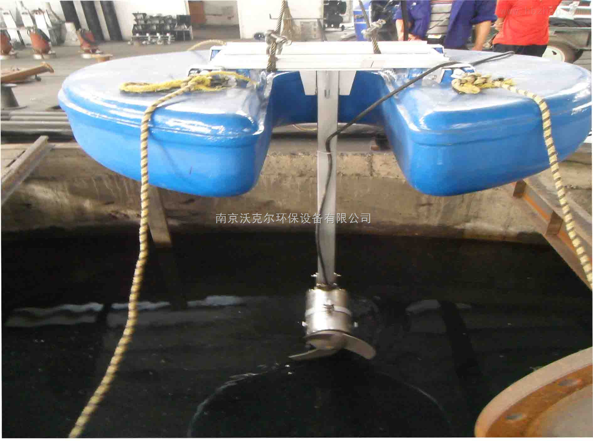 潛水攪拌機漂浮式安裝